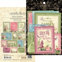 Journaling Cards Graphic 45 Bloom till scrapbooking, pyssel och hobby