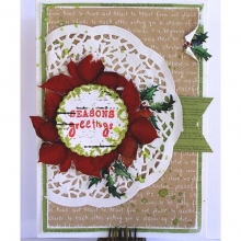 Stickers 12”x12” Kaisercraft Home For Christmas Scrapbooking Papper