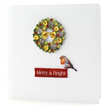 3D Motiv Julkort - 3 ark - Christmas Floral by Katy Sue Designs