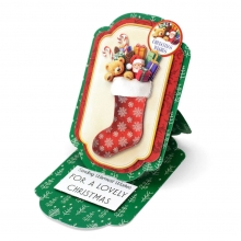 3D Motiv Julkort - 12 ark - Deck the Halls by Katy Sue Designs