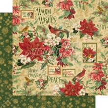 Scrapbooking papper Graphic 45 Warm Wishes Julkollektion
