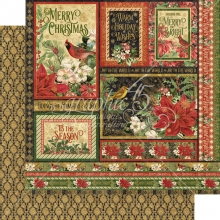 Scrapbooking papper Graphic 45 Warm Wishes Julkollektion