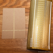 Tips på Julkort Nybörjare Beskrivning Glittrande Julkula