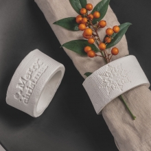 Stämpel Set - 11 Julstämplar På Kloss - Snöflingor