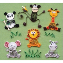 Quilling Kit Jungle Buddiestill scrapbooking, pyssel och hobby
