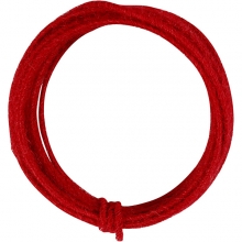 Jute Wire 2-4 mm Röd 3 m Ståltråd Metalltråd Spoltråd