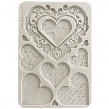 Silicon Mould A5 - Family - Hearts
