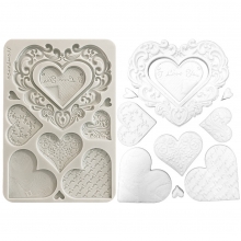 Silicon Mould A5 - Family - Hearts