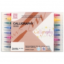 Kalligrafipennor 8 st Färger 2-5 mm Zig till scrapbooking, pyssel och hobby