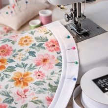 Kantband B: 20 mm Vit 25 m Band till scrapbooking, pyssel och hobby