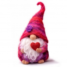 Kardad Ull 25g - Space Dyed Wool - Purple Pink
