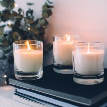 Sojavaxblandning till ljusglas från Kerax. Kerasoy 1 kg.