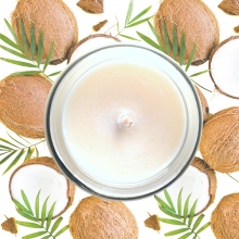Kokosvaxblandning till ljusglas från Kerax. Keravax 10 kg.