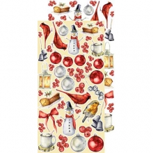 Klippark Set Craft O Clock Christmas Time 6x12 Tum Julpyssel Papper