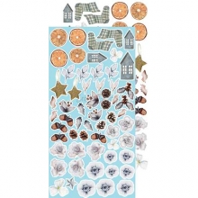 Klippark Set Craft O Clock Snowy Winterland 6x12 Tum Pappersblock Paper Pad 4 8