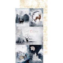 Klippark Set Craft O Clock Snowy Winterland 6x12 Tum Pappersblock Paper Pad 4 8