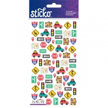 Klistermärken Sticko - Mini Road Trip Travel Icons