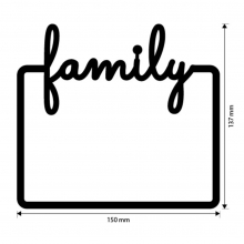 MDF Crafty Shapes Blanks - Plate Family Hearts - Stamperia