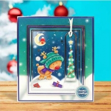 A4 Decoupage Kit Merry Knitmas Hunkydory Juldekorationer DIY