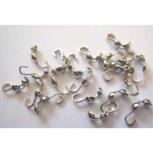 Knuttäckare med Hake - Försilvrad - 100 st