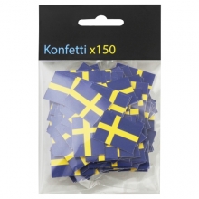Konfetti Student - Svenska Flaggan - 150 st
