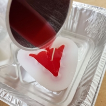 Julröd Bekro Ljusfärg för ljustillverkning.