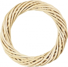 Korgkrans Dia 13 cm Ljus Natur Oasis Floristtillbehör