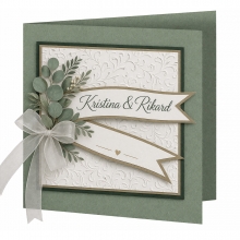 Kort Eucalyptus 135 x 135 mm - 220 g - 50 st