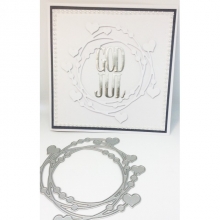 Dies RoxStamps Krans med hjärtan 14,8 cm Rox Stamps
