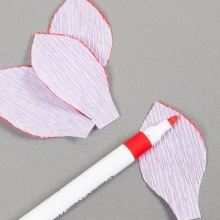 Mini DIY Kit - Kräppblommor - Fantasifull Blomster