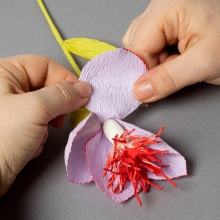 Mini DIY Kit - Kräppblommor - Fantasifull Blomster