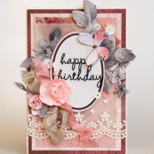 Papper Kaisercraft Ma Cherie Dainty Dekorationer DIY