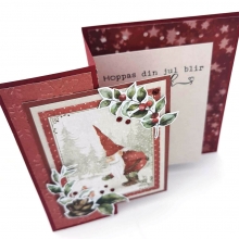 Tips! Scrapbookingkort - Julkort Double Pop-Up