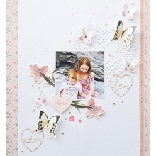 Papper Kaisercraft Mademoiselle Couture Scrapbooking