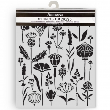 Schablon Stamperia Herbarium Silvae