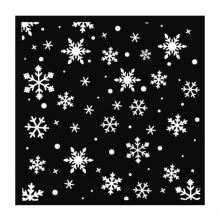 Schablon Stamperia - Snowflakes - 12x12 cm