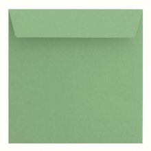 Kuvert Papperix 165x165 Ljusgrön 5 st Kvadratiska Kort