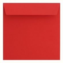 Kuvert Papperix 165x165 Röd 5 st Kvadratiska Kort