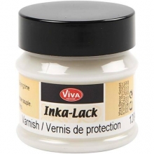 Inka Gold Varnish - Högblank Transparent Skyddslack - 45 ml