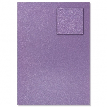 Glitter Papper A4 - Lavendel - 200 g