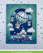 Stämpel Set Lawn Fawn - Fly High Clear Stamps