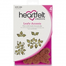 Stämpelset Leafy Accents Heartfelt Creations Cling Stamps EZ