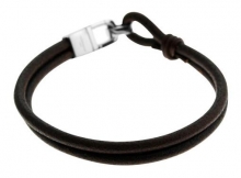 Läderband Rund 4mm Brun Läder Snöre Band