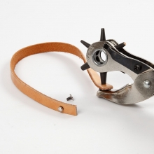 Brett Läderband 2m Brunt 10mm Läder Snöre Band