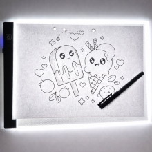 LED Ljusbord A4 - Tracing Pad - Upplyst Ritbord