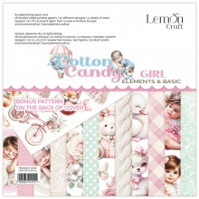Paper Pad 8x8 - Lemon Craft - Cotton Candy Girl