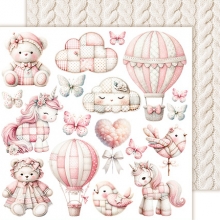 Paper Pad 8x8 - Lemon Craft - Cotton Candy Girl