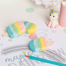 Pysselset DIY - Gör egna Suddgummi - Pastell - 120g