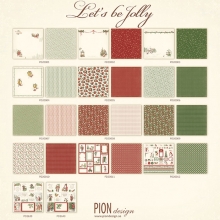 Papper Pion Design Julpapper Lets be Jolly
