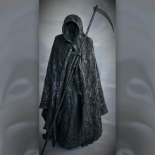 Bomullstyg 2 meter - B: 145 cm - Svart